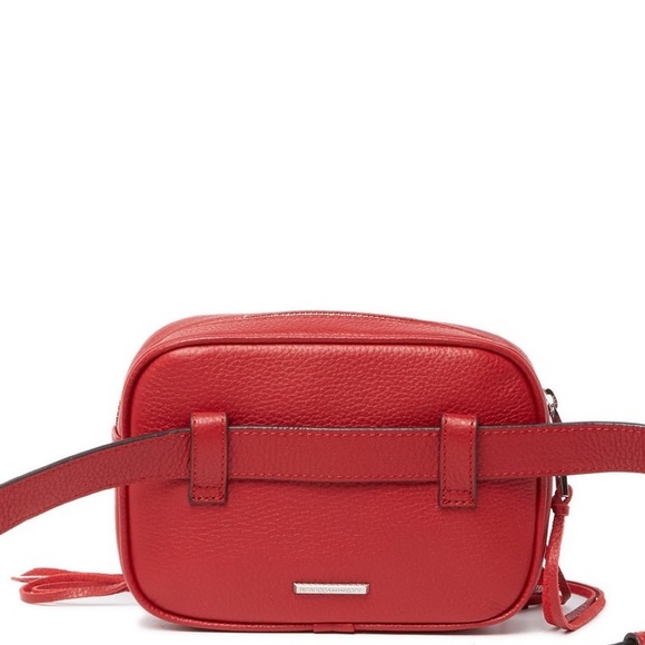 Rebecca Minkoff Triple Zip Leather Belted Bag - Picture 3 of 5